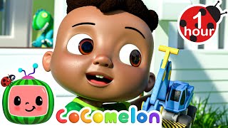 Cody's Excavator Song - In The Garden | Cocomelon| 🔤 Moonbug Subtitles 🔤 | Learning Videos