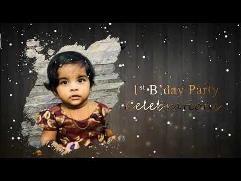 You are cordially invited to my youger daughter’s 1st birthday celebration