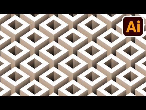 Pattern design | Polygon | Adobe illustrator tutorials | 101