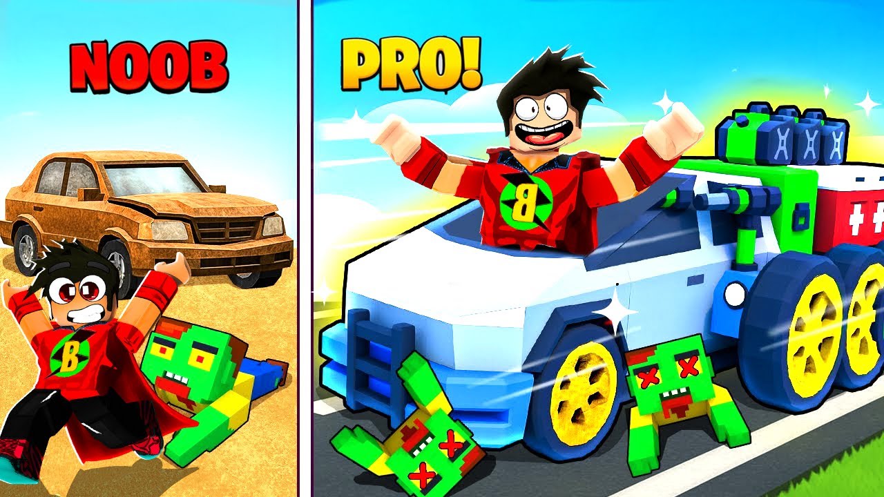 Aybüke ile Roblox'ta Yarış Arabası Yaptık! ve Zombilerden Kaçtık!