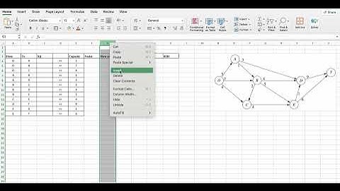 Maximum Flow Problem Using Excel Solver || Optimization || Network Flows || Prof. O. P. Sir