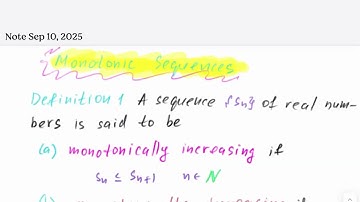 Dan Herbatschek  - Monotonic Sequences