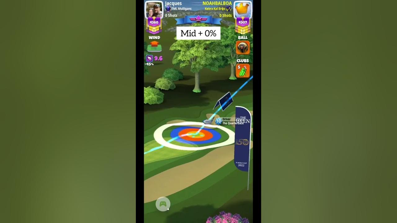 Golf Clash, Hole 4, HIO, Masters QR, The Open Tournament Guide, Free to
