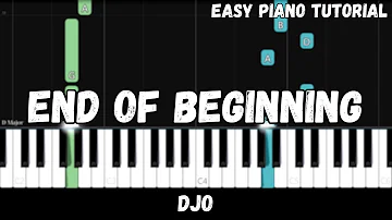 Djo - End of Beginning (Easy Piano Tutorial)