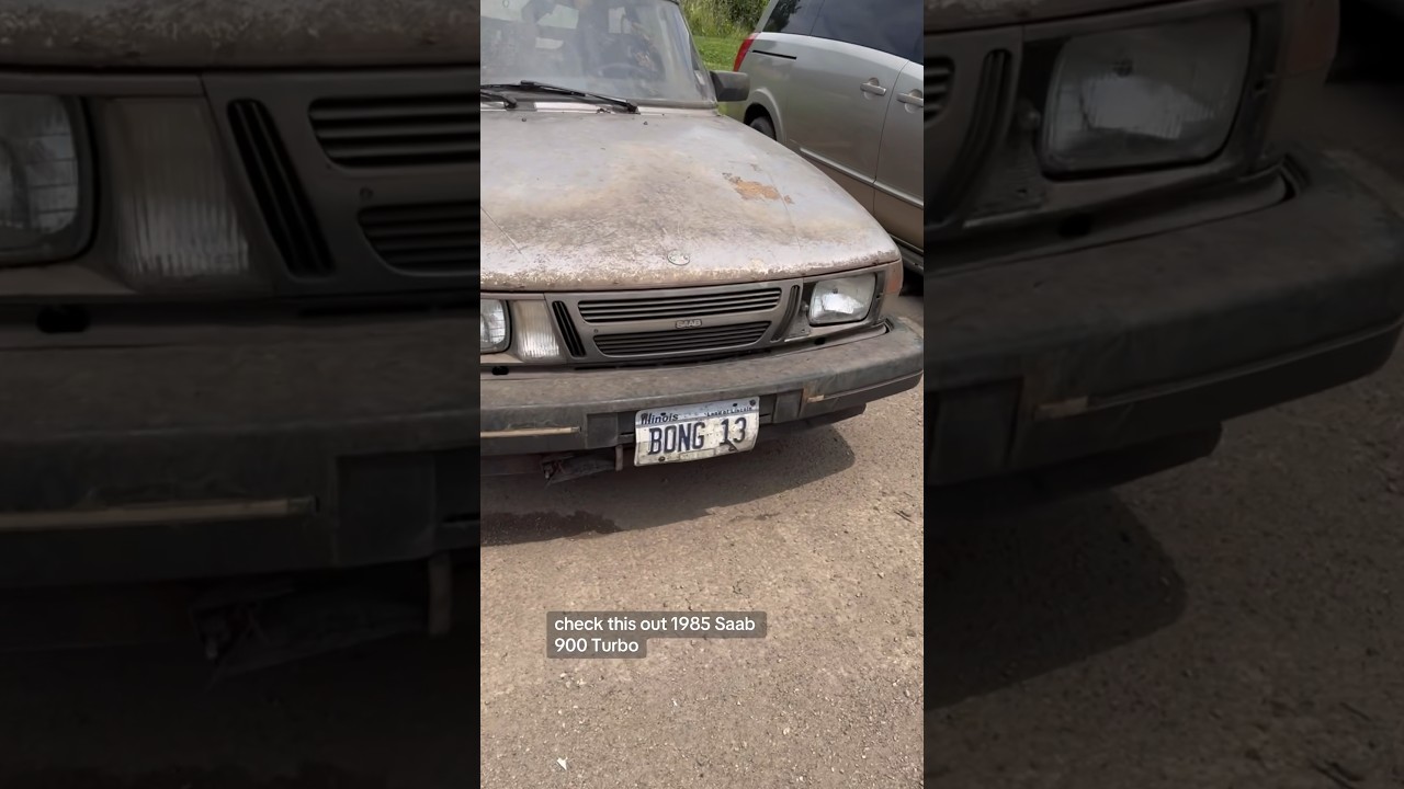 More "classic" junk cars, 1985 Saab 900, Dodge / Plymouth Caravan 