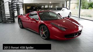 Ferrari 458 spider - cold start & revs ...