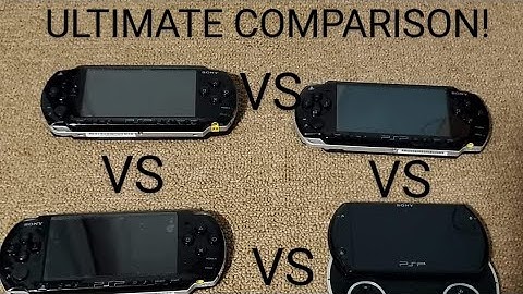 Ultimate PSP Comparison