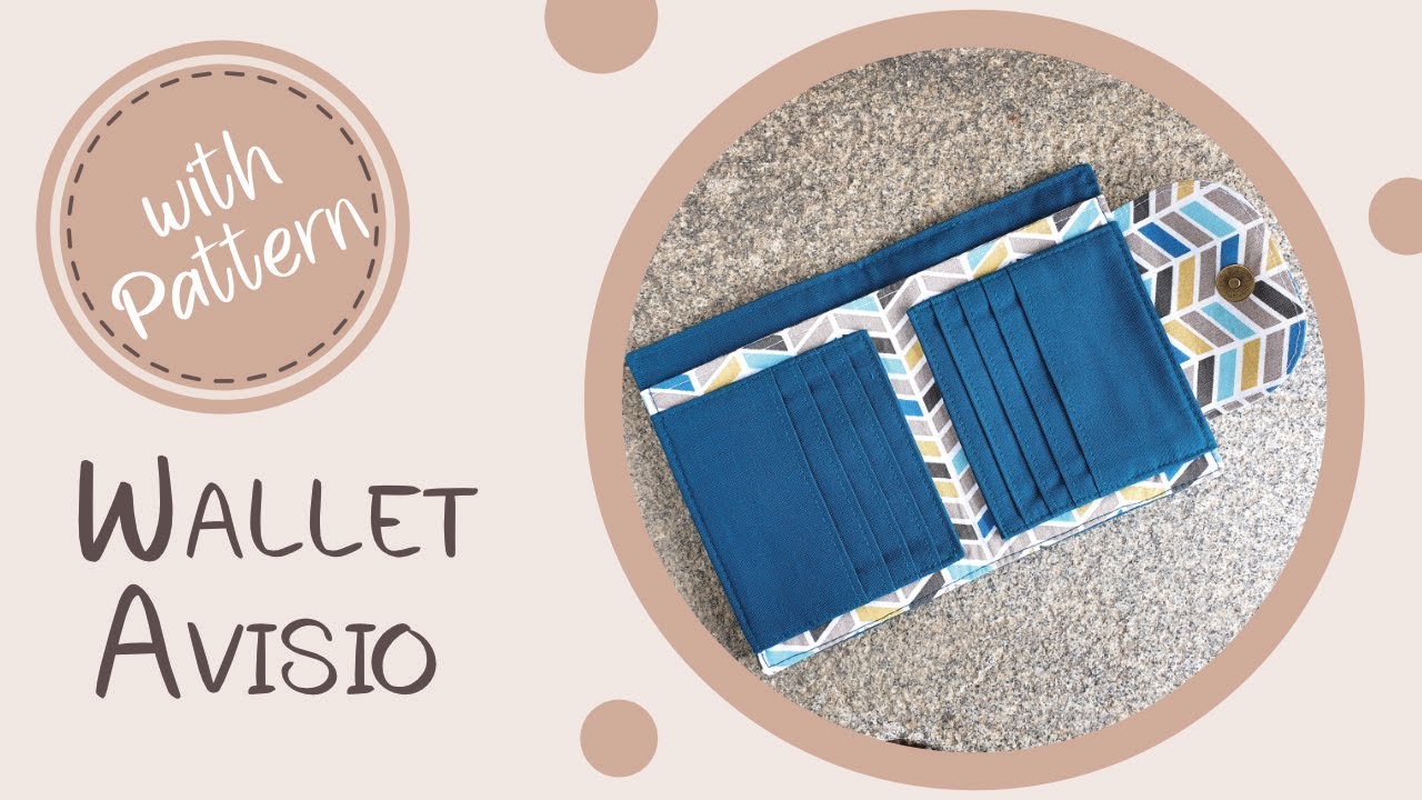 Sewing Tutorial Wallet AVISIO | Pattern Available