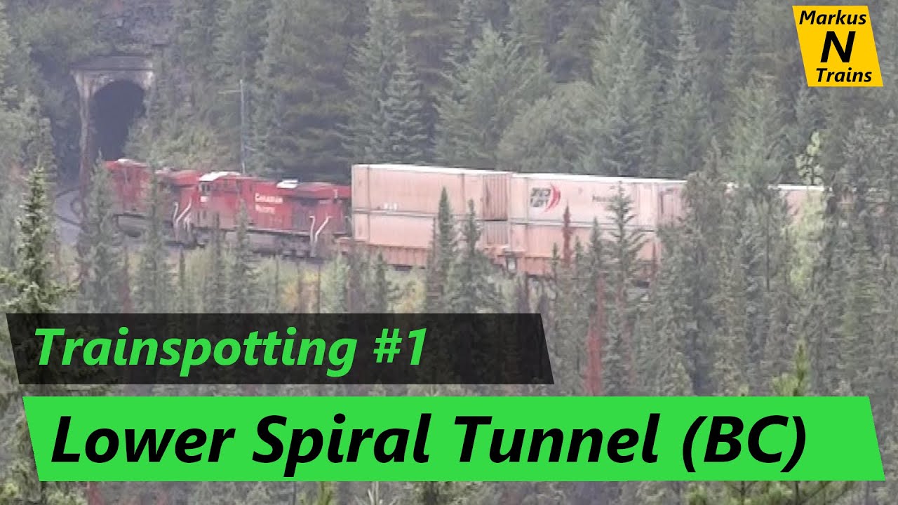 Unendlicher Zug? Lower Spiral Tunnel, Yoho Nationalpark (BC) Canada