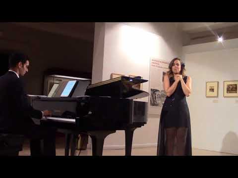 Confiado Jilguerillo Fernando Obradors Soprano Dania Rodríguez Pianista Andrés Manuel Martínez 