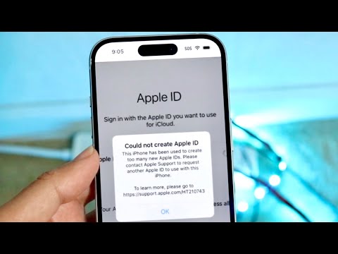 How To Fix Apple Id Account Cannot Be Created At This Time!