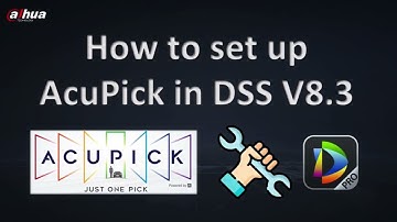 DSS 8.3 - How to activate AcuPick function