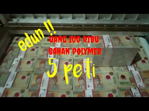 Uang 100 ribu tahun 1999 || bahan polimer - YouTube