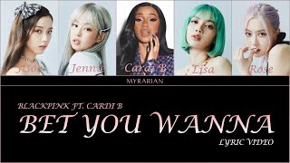 Blackpink x Cardi B - Bet You Wanna [Lirik Terjemahan Indonesia]