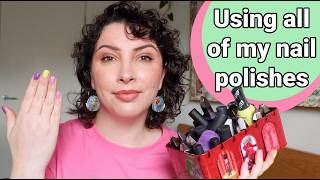Using all of my nail polishes in 2026 - July check in #nailpocalypse