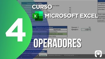 CURSO EXCEL #4 - Operadores
