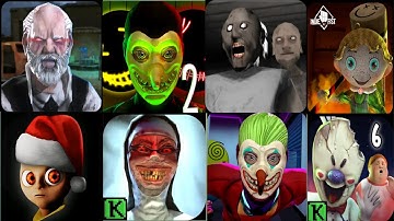 Hide and caught battle | Erich Sann vs Smiling X Corp vs Granny vs Scary Doll and More | #1