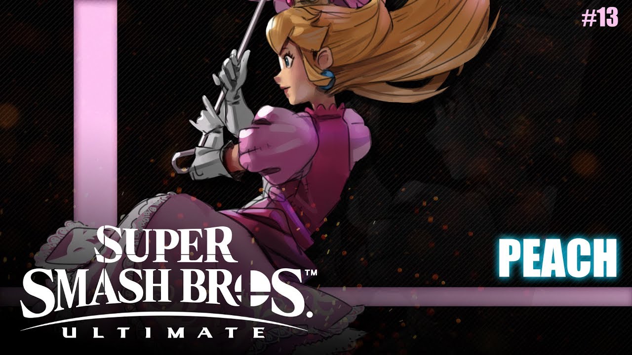 Drawing Super Smash Bros Ultimate Peach Youtube