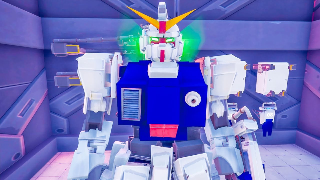 Fortnite Chapter 2 Creative Gundam Hangar Japanese Anime Map Showcase