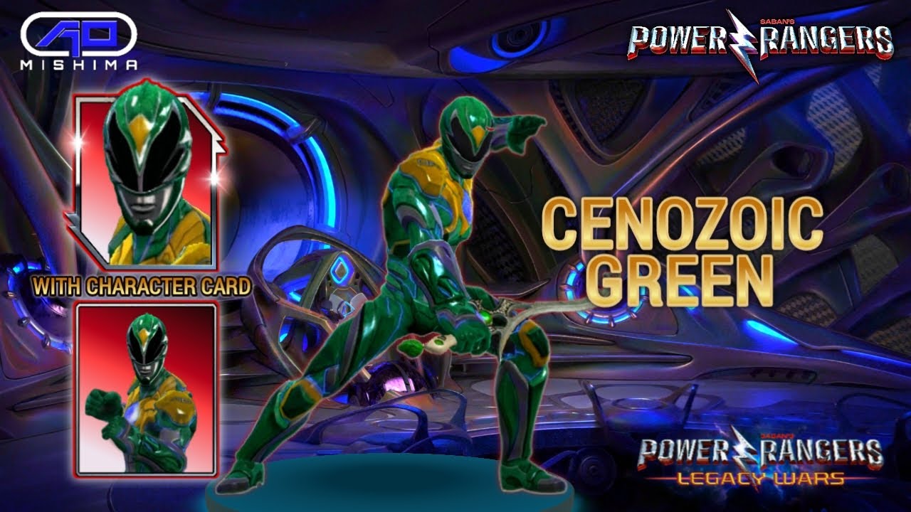 Cenozoic Green Ranger (movie 2017) revamp with Character Card YouTube