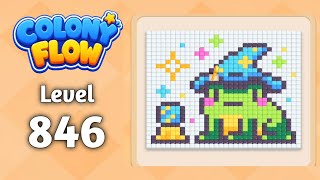 Colony Flow level 846 walkthrough solution gameplay 
