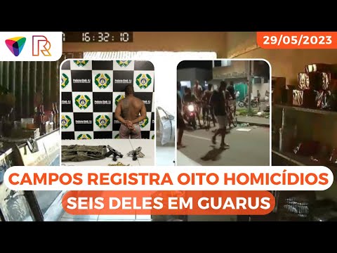 Final de semana violento: Campos registra oito homicídios, seis deles em Guarus