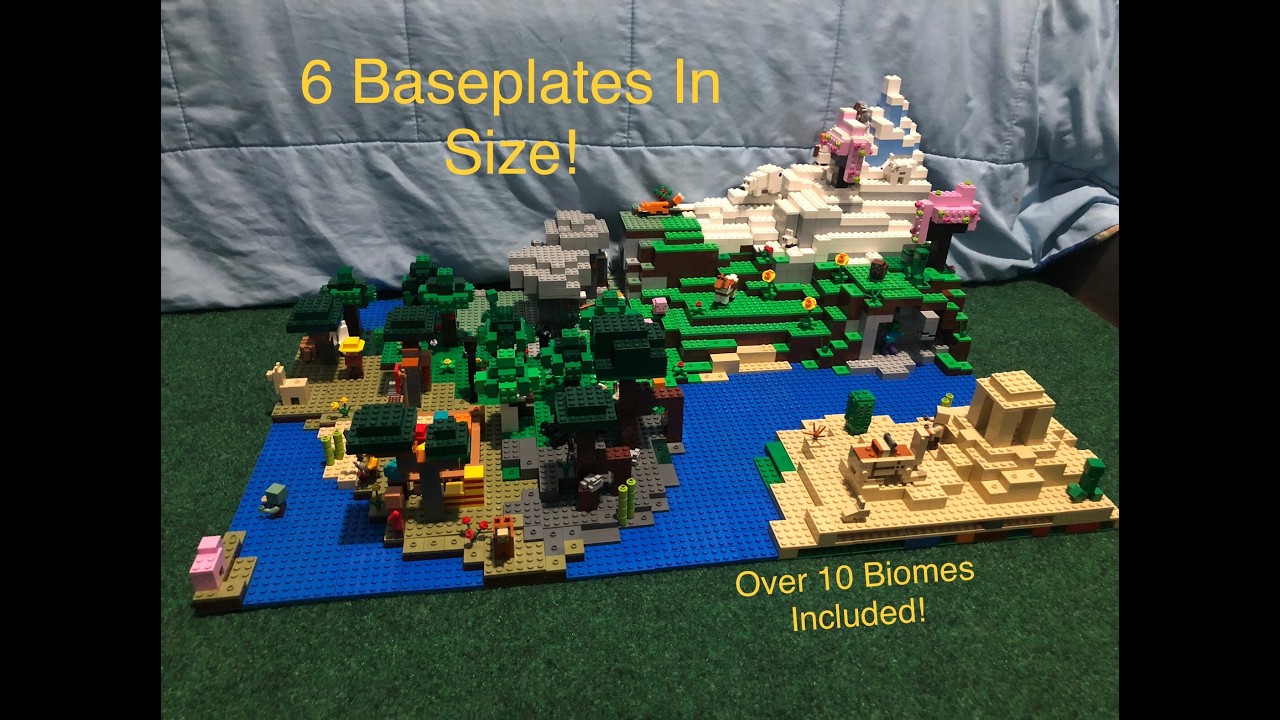 My Lego Minecraft World is 50% Finished!! - YouTube