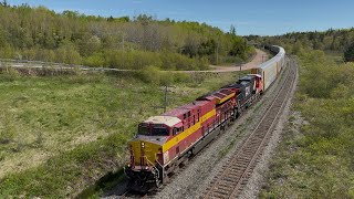 CN A407 going through Springhill Junction NS