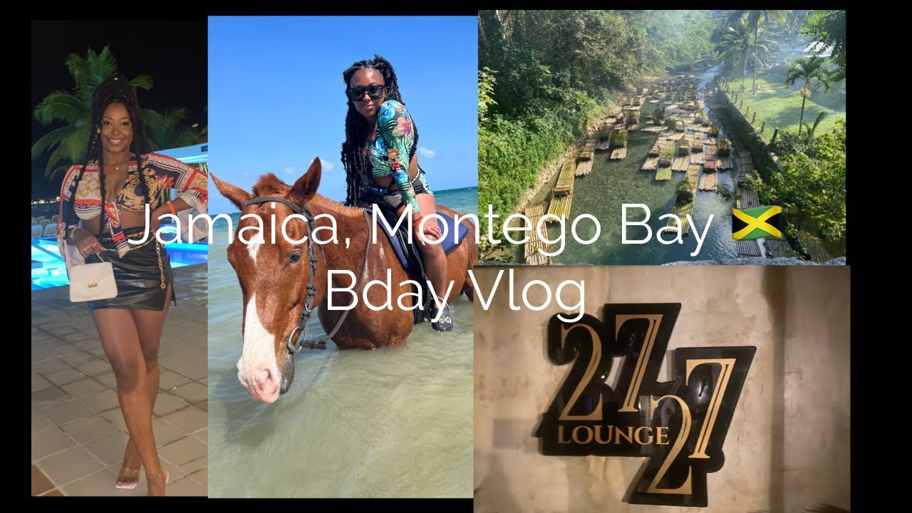 Montego Bay, Jamaica 27th Bday VLOG|Bamboo Rafting, Girls Trip|Caitlyn Monae'
