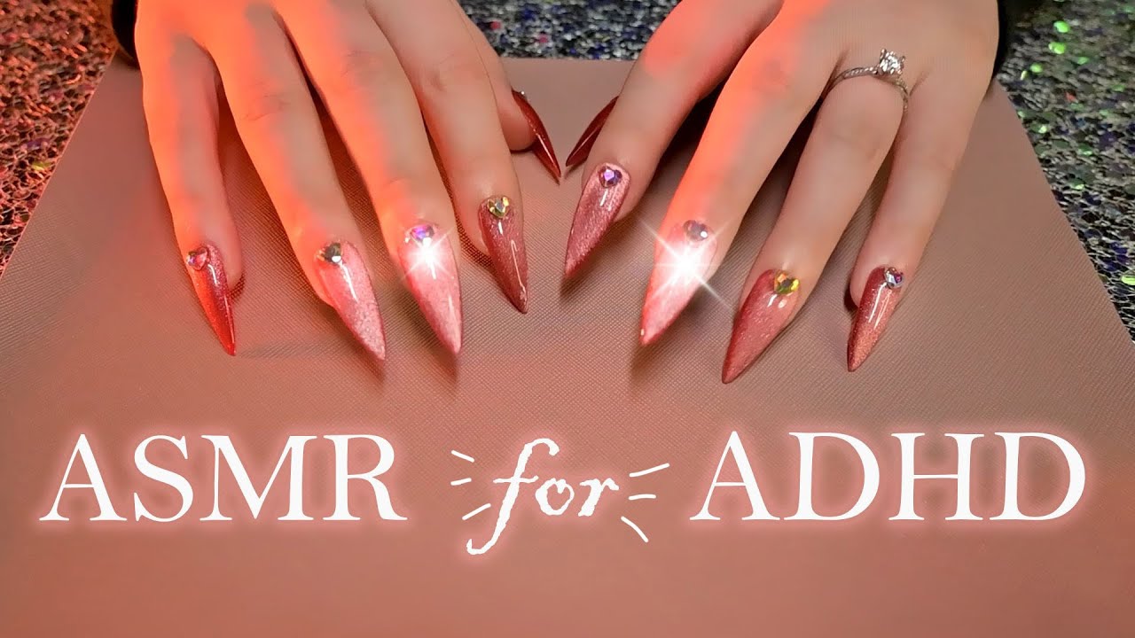 ASMR Tapping & Scratching for ADHD💜(No Talking) Changing Triggers Every 20 Seconds!💜💤