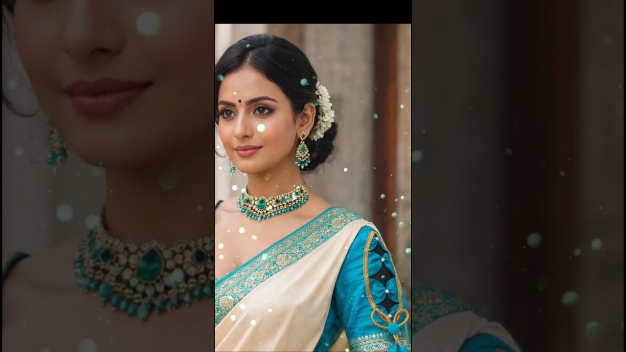 Royal Blue Designer Blouse ✨ Latest Sleeve Pattern