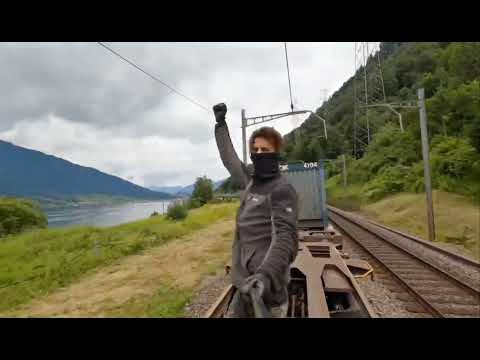 Trainsurfing #Shieyfreedom #JourneyAcrossEurope.