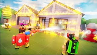 play time :roblox Firefighter Simulator มาเป็นนักดับเพลิงกัน screenshot 5