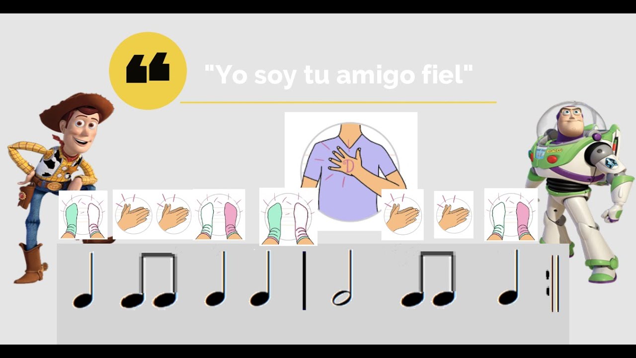 PERCUSIÓN CORPORAL - acompaña la canción de TOY STORY