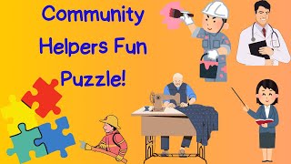 🧩✨ Learn About Community Helpers! Fun Puzzle Game for Kids | Educational Video 🚀👩‍⚕️🔧 screenshot 3