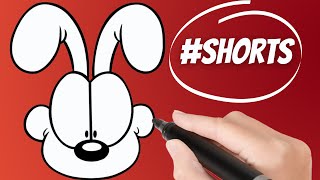 #shorts How to draw Odie from Garfield | Drawing odie the dog