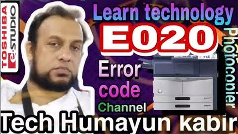 How to solve Error Code E020 Toshiba e-studio is || #Shorts #Subscribe
