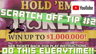 DON'T MAKE THIS SCRATCH OFF MISTAKE TIP#2