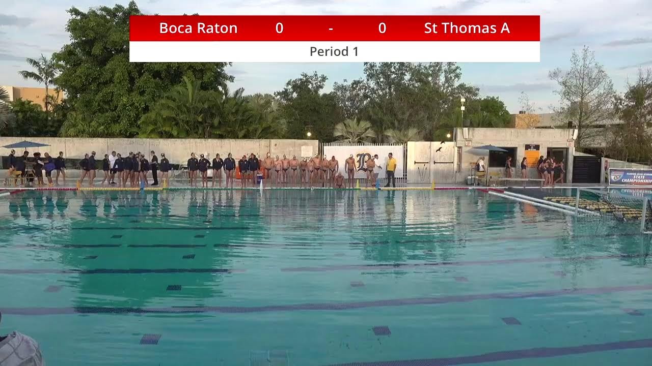 2023 FHSAA Water Polo Girls Finals Gulliver Prep vs St. Thomas