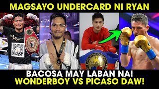 Mark Magsayo UNDERCARD Ni Ryan Vs Barrios | Emman Bacosa May Laban Na | Martin Vs Picaso