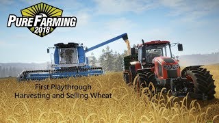 Farming Simulator 2018 | Harvesting and Selling Wheat | screenshot 4