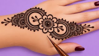 Easy & Simple Mehndi Design| Back Hand Mehndi Design| Mehndi Design For Beginners  screenshot 5