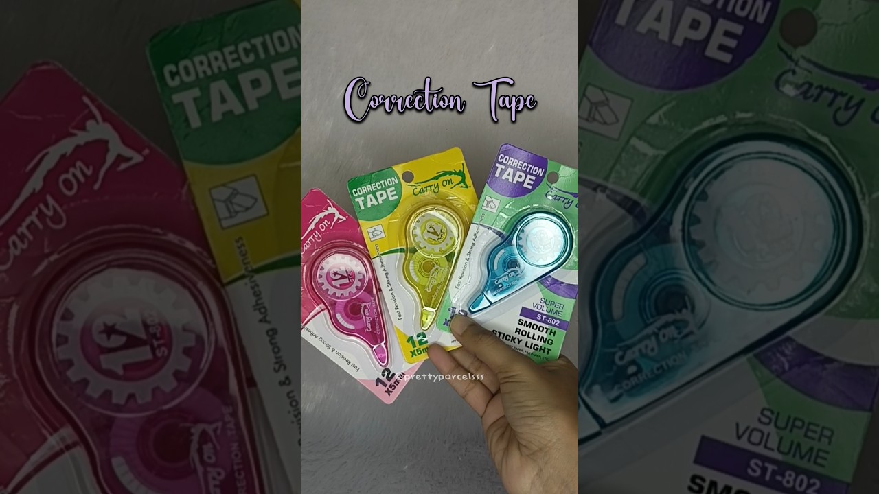 Pack of 3 Correction Tapes for Students👩‍🏫 