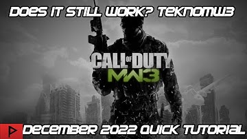 Revising TeknoMW3 in December 2022 - Quick Tutorial