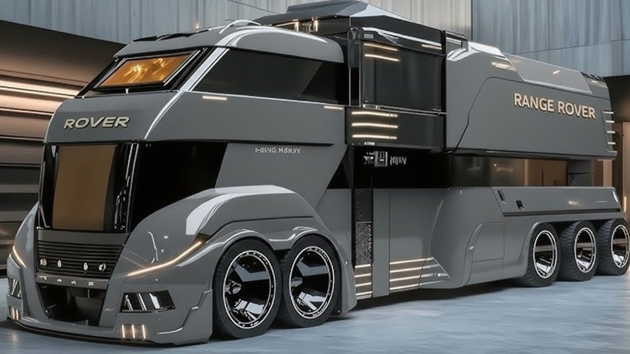 Обзор нового роскошного интерьера, экстерьера и ходовых качеств автодома Range Rover 2027 года.