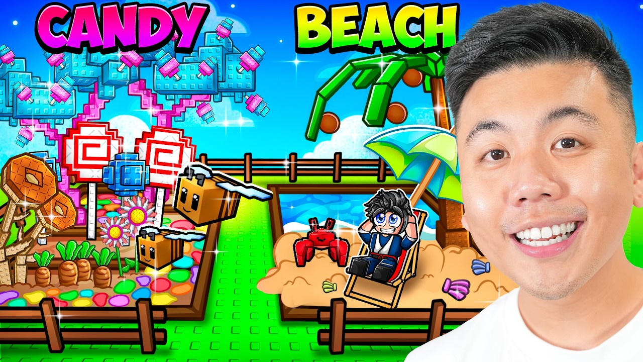 I Built BIOMES in Grow a Garden! (Roblox)