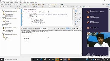 Tutorial Pembuatan piramida  & persegi menggunakan eclipse(java)Tugas UTS PBO