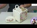 Decoupage molhada artesanato relevo sobre mdf