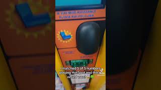 BIG WIN Matched 5 of 5 numbers CA Lottery HotSpot Winner