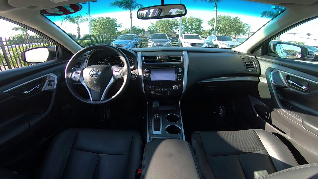 2015 Nissan Altima Sl Interior